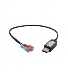 USB 5v to 12v 6.3mm 250 terminal step up custom logo cable 